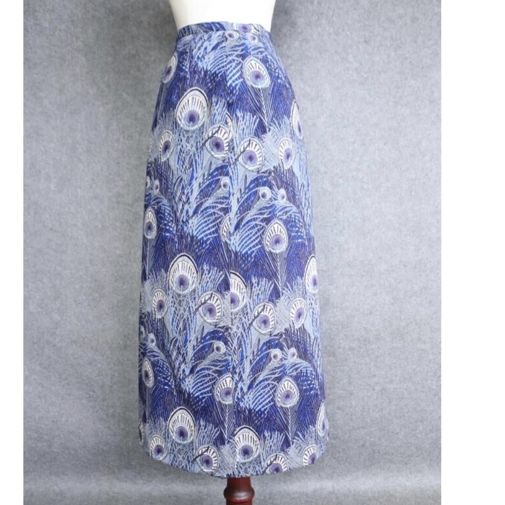 Beautiful Peacock Skirt, 26” waist
